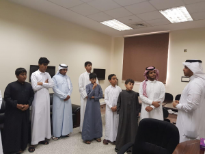 Students of Al-Tomouh Preparatory School at Jamoum Pay a Visit to Jamoum Computer Science Department